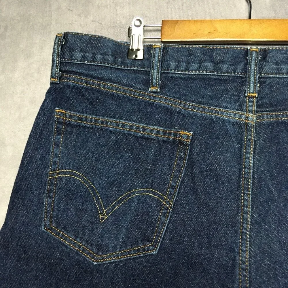 Levis‎ Mens 505 Straight Fit Blue Jeans size 40x32 Cotton Denim Pants